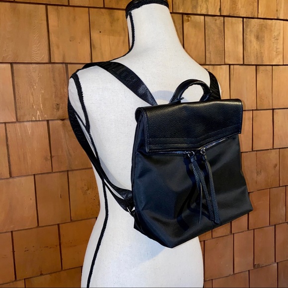 NWT Botkier black Trigger Mini nylon backpack - Picture 4 of 14